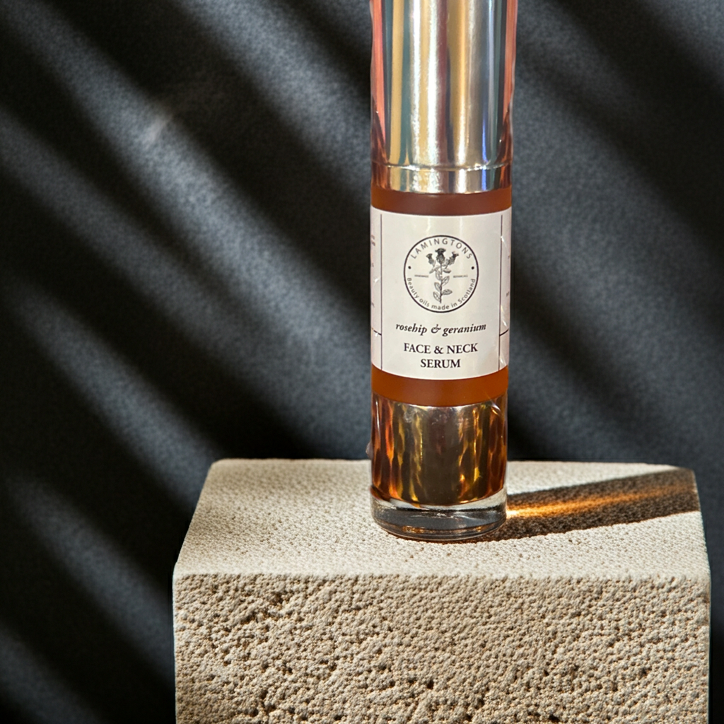 Face Serum: organic Rosehip & Geranium Bourbon