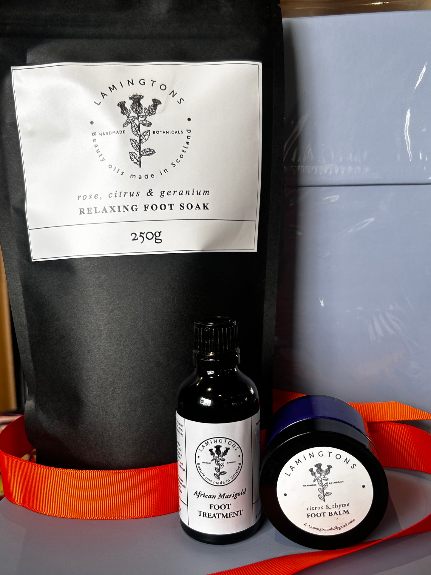 Lamington rituals foot treatment gift boxes give your feet a treat.