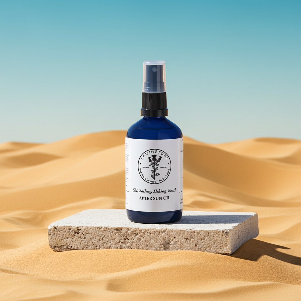 After sun oil.         Ski,Sailing,Hiking,Beach.     100ml