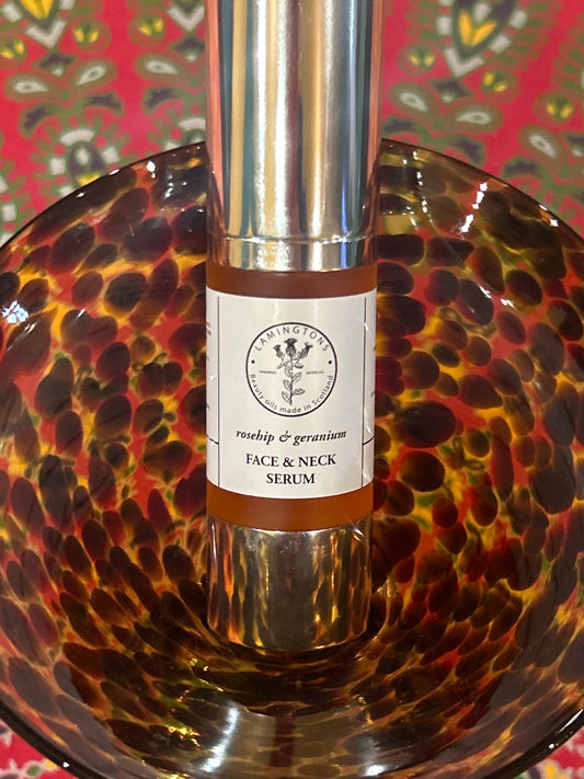 Face Serum: organic Rosehip & Geranium Bourbon